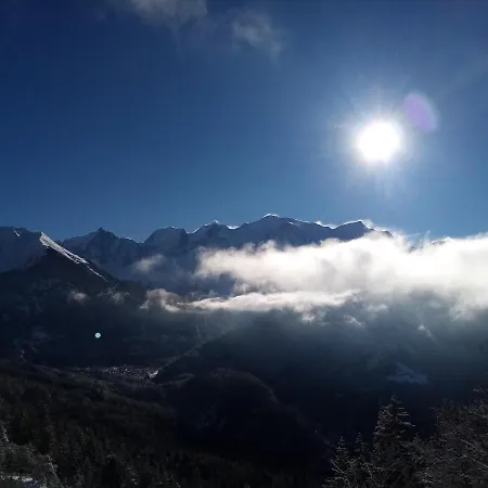 Appartement Mont Étape , F2, 42 m2, Calme, Vue Mt Blanc à Passy  Extérieur photo